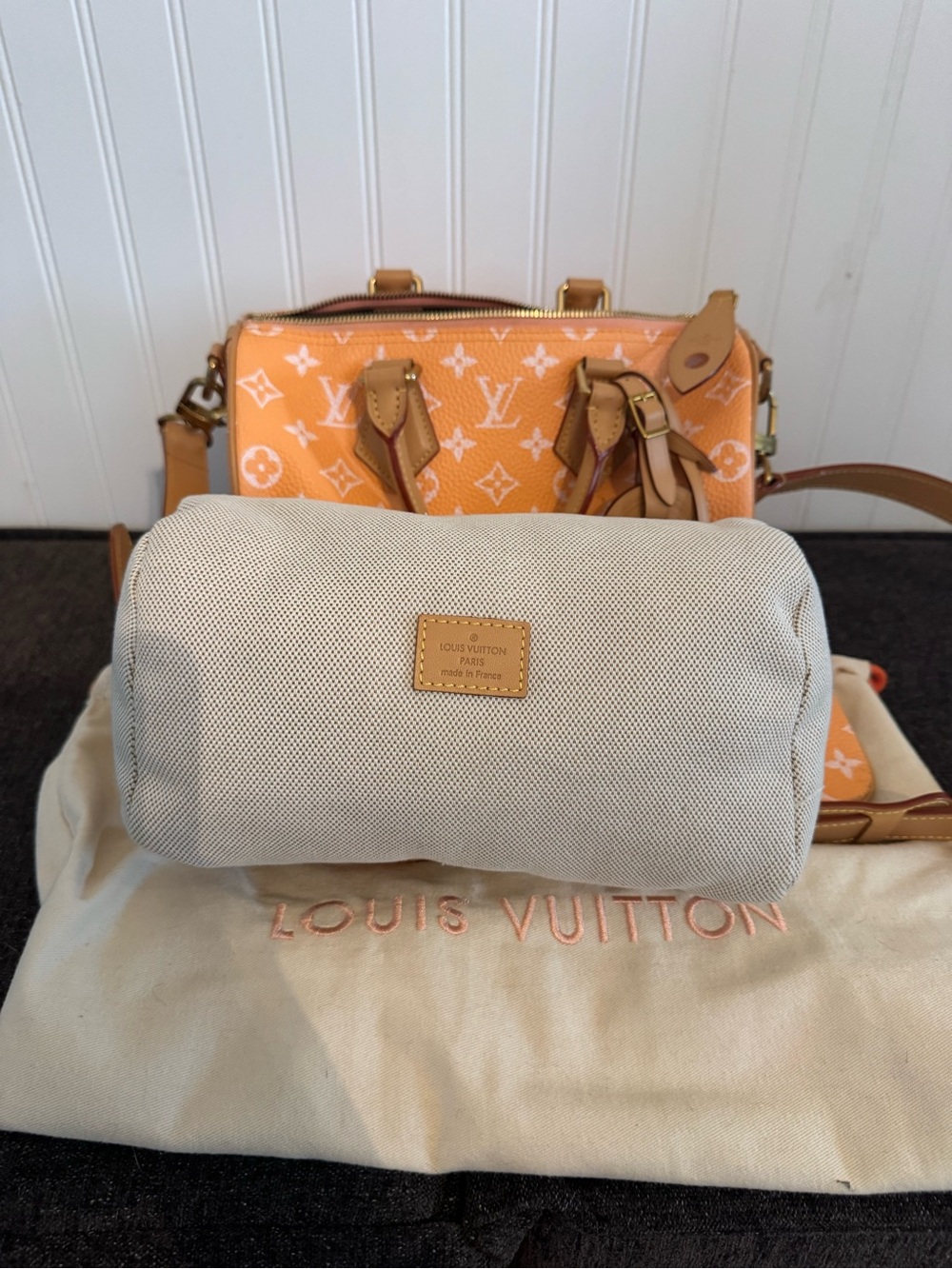Soft Speedy P9 monogram orange - Picture 4 of 6
